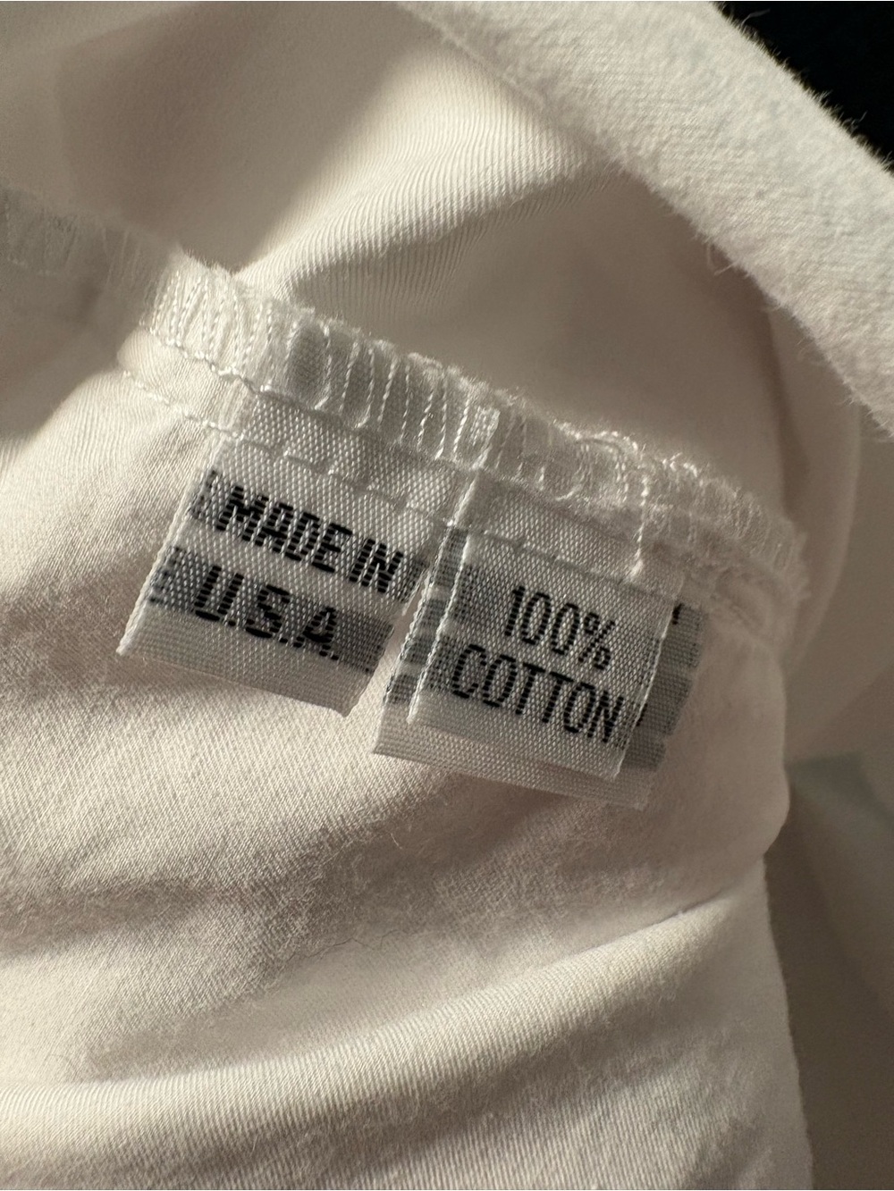 PLANET by Lauren G Size 1 White Cotton Asymmetrical Minimalist Tunic Pockets USA - Picture 9 of 9